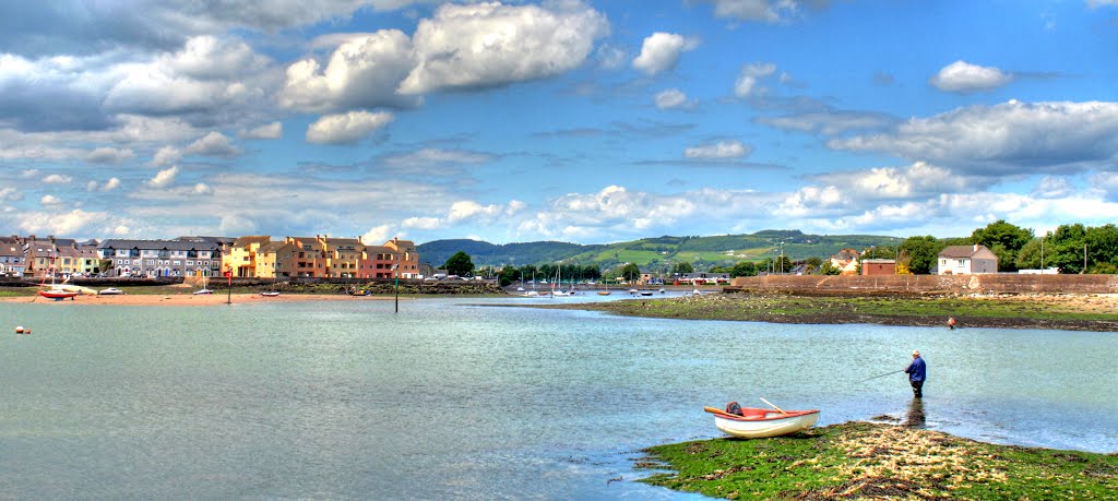 Dungarvan from the Cunnigar Point by A Kelly