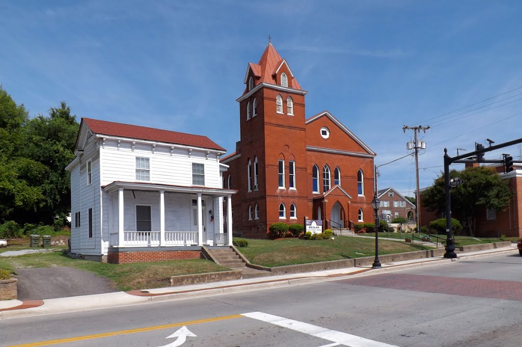 An Old White House and Beulah AME, Farmville, Prince Edward County, VA by r.w.dawson