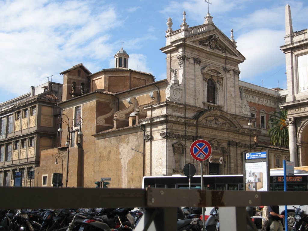 Santa Maria Della Vittoria, Rione XVIII Castro Pretorio, Roma, Lazio, Italy by trolvag