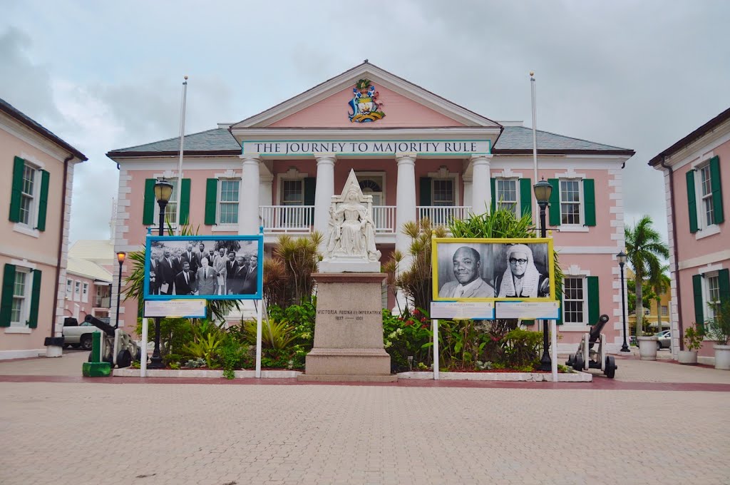 The Bahamian Parliament Building in Nassau, Bahamas by faungg