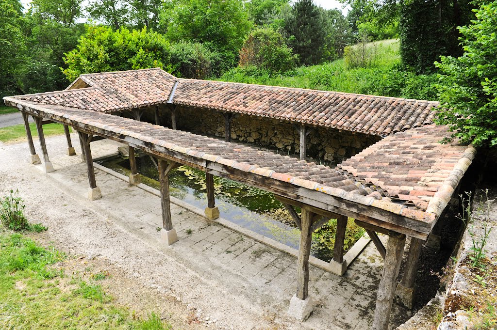 32 L'ISLE BOUZON - lavoir à impluvium - by Joël Baijard