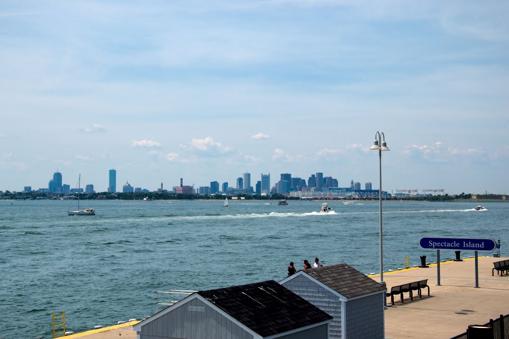 Boston from Spectacular Island by Danilo Pianini