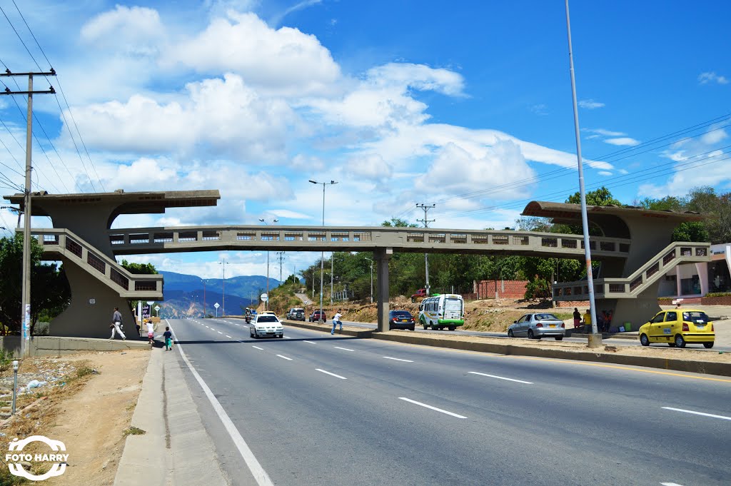 Puente Peatonal Lomitas Villa Del Rosario by Foto Harry Cúcuta