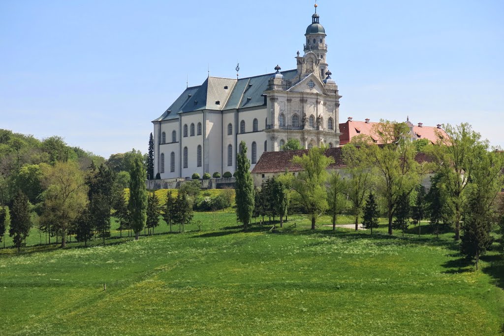 Neresheim, Benediktinerabtei, urspr. romanische Pfeilerbasilika, 1120 geweiht, 1750-92 barocker Neubau nach Plänen von Balthasar Neumann, 1753+ by arcomonte26