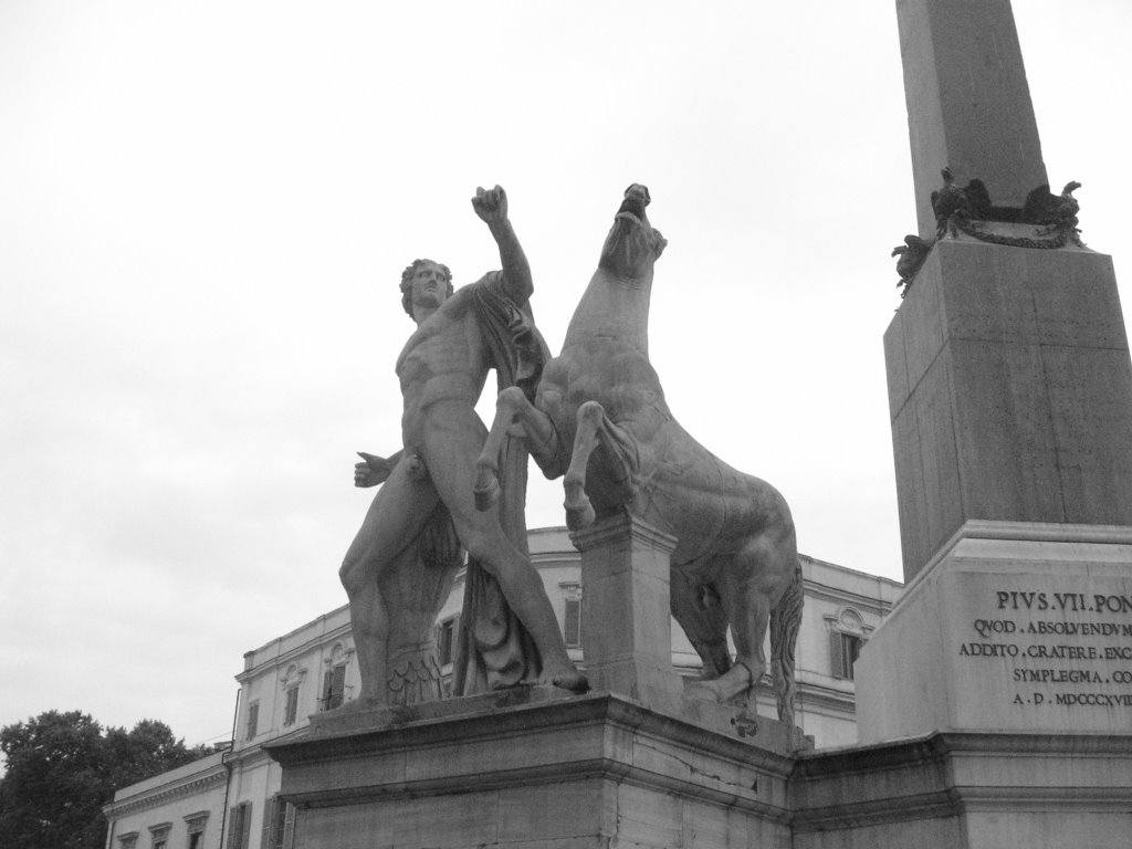 ROMA .piazza Quirinale by Egidio Moretton