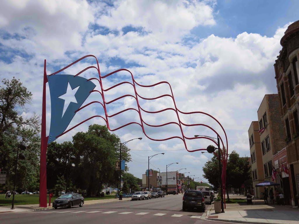 Paseo Boricua (or “Puerto Rican Promenade"), GLCT by Robert Maihofer, Great Lakes Casual Traveler