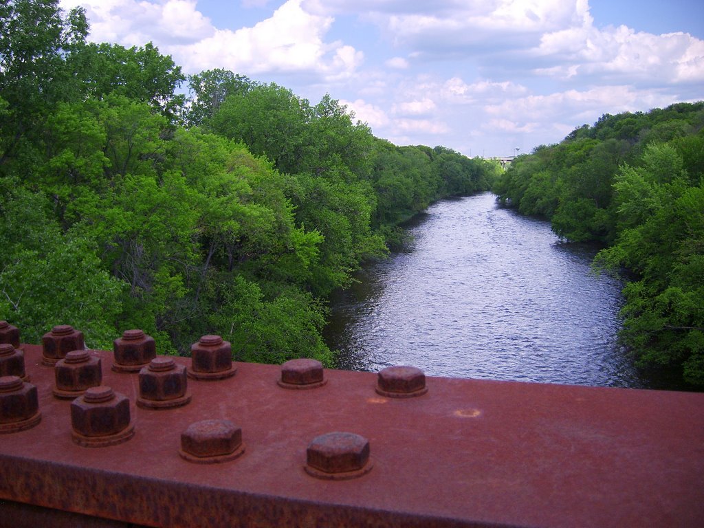 Rusty Bolts Over Eau Claire River by shot_baker