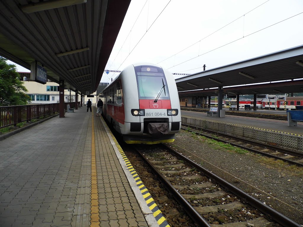 Vlak v Košiciach / Train in Košice by Denis Ondriškovič