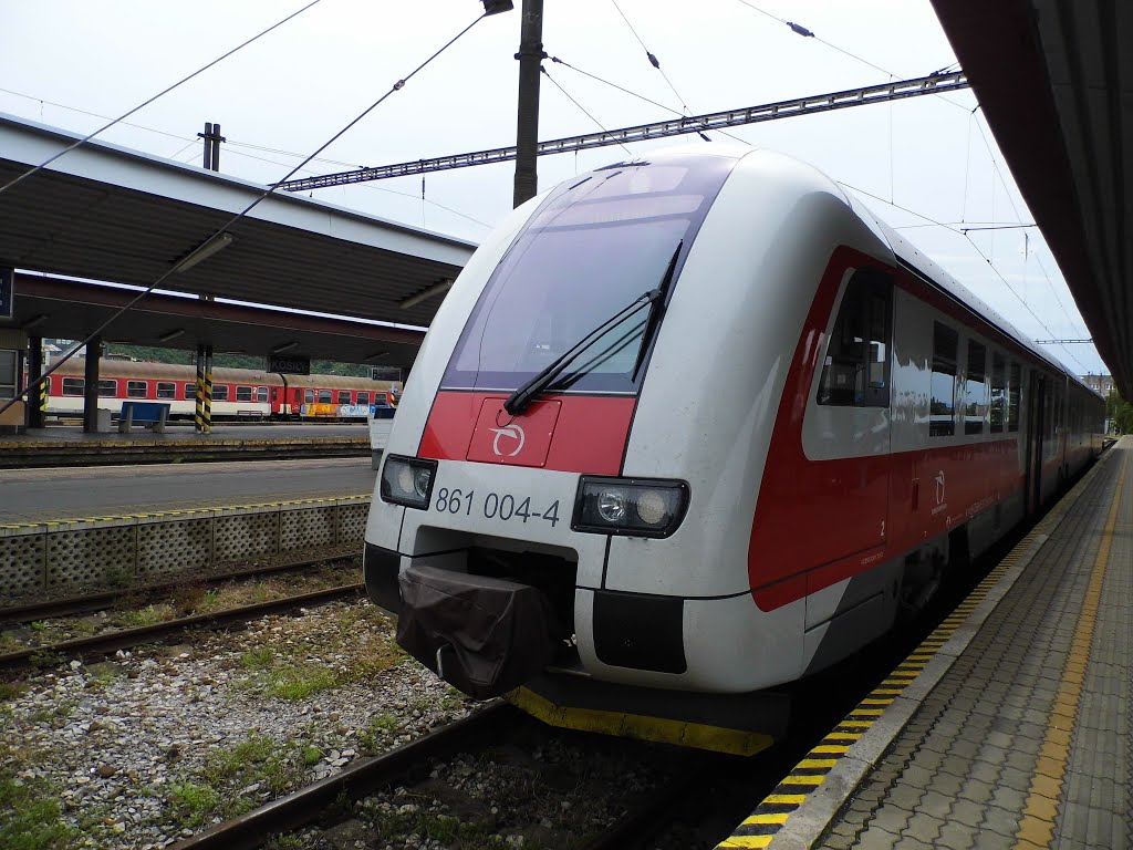 Vlak v Košiciach / Train in Košice by Denis Ondriškovič