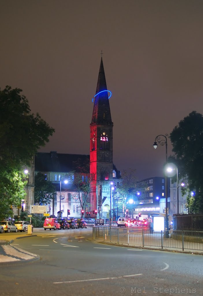 Oran Mor at night by Mel Stephens