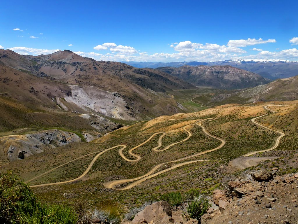 Road in the Andes, Peru by Bruno Locatelli