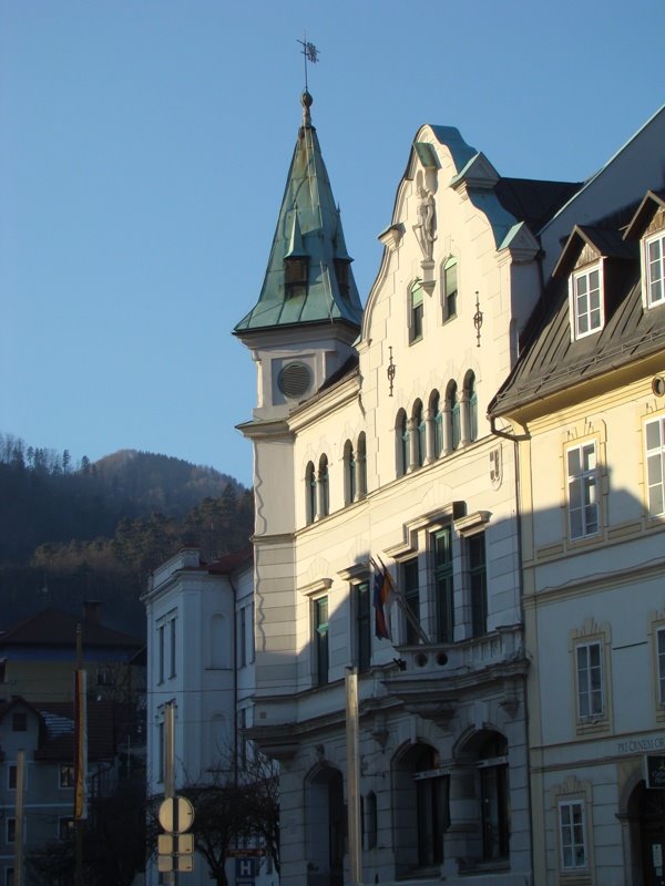 Mestna hiša - town hall in Idrija - Rathaus in Idrija by Idrija Turizem