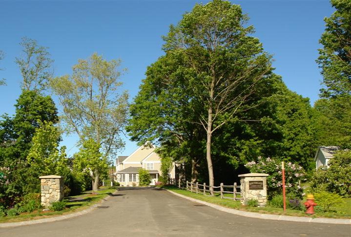 Enterance to Condo Development - Ipswich, MA by John M Sullivan