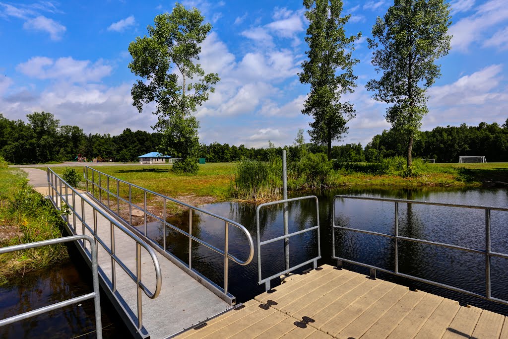 Gates Town Park - dock by Rochester Parks