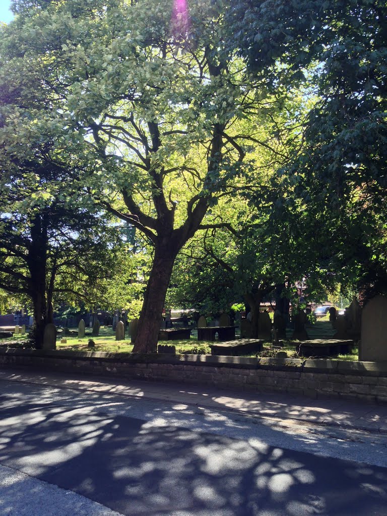 Knutsford, Cheshire, St James' Graveyard by David Kinnear