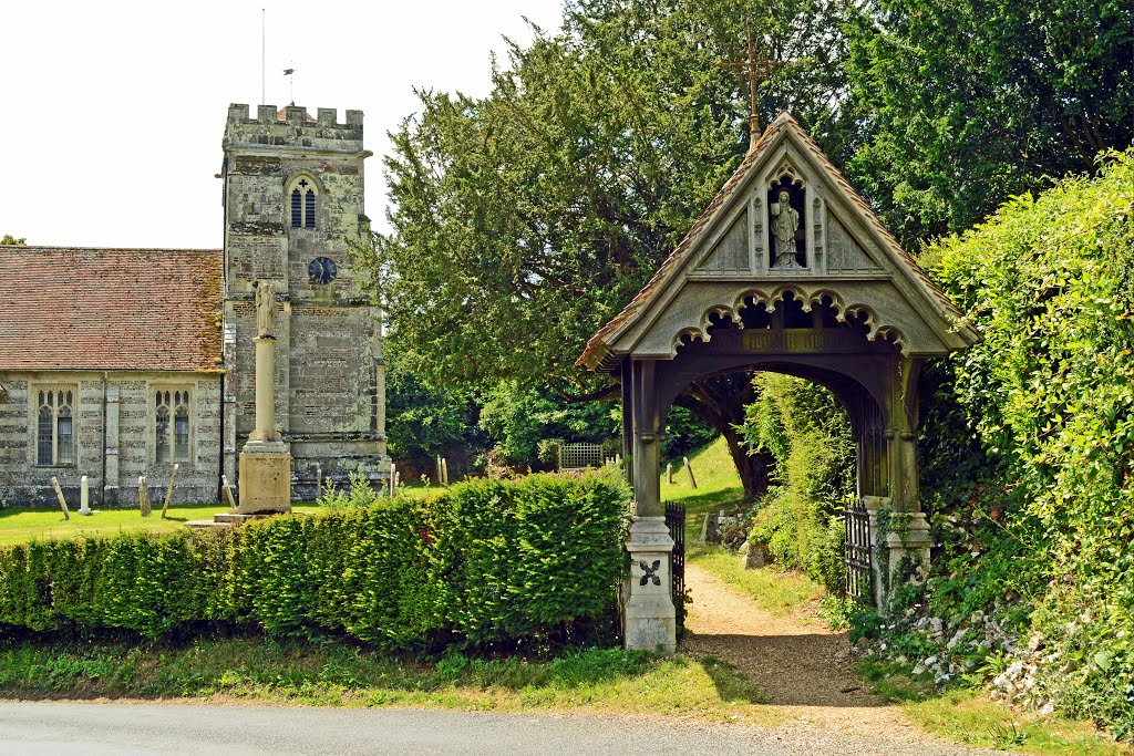 Witchampton Church Lychgate by Rosalyn Hilborne (♦Rosa♦)