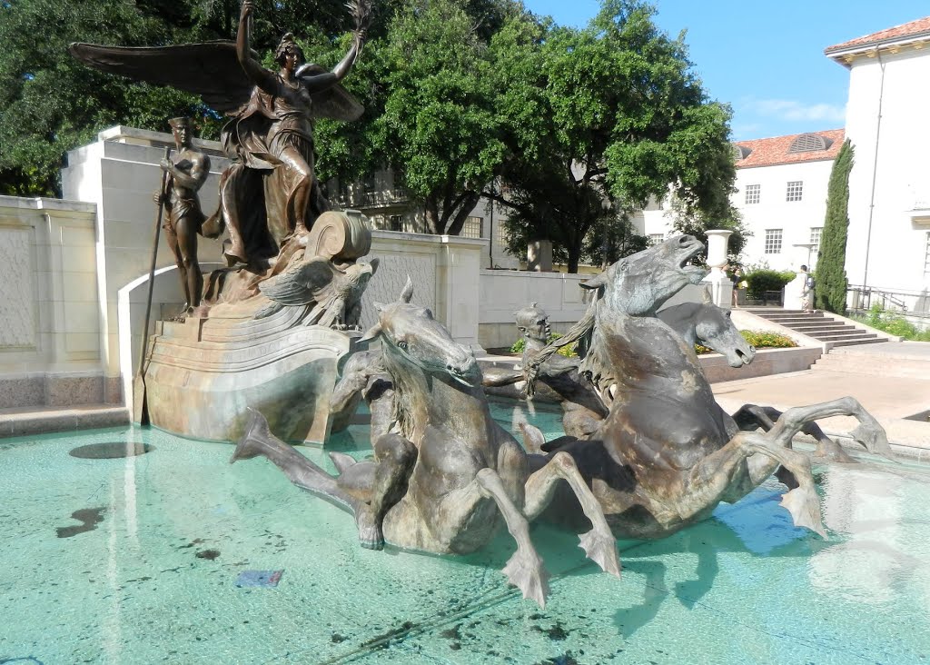 Littlefield Fountain W 21st St, Austin, TX by Midnight Rider