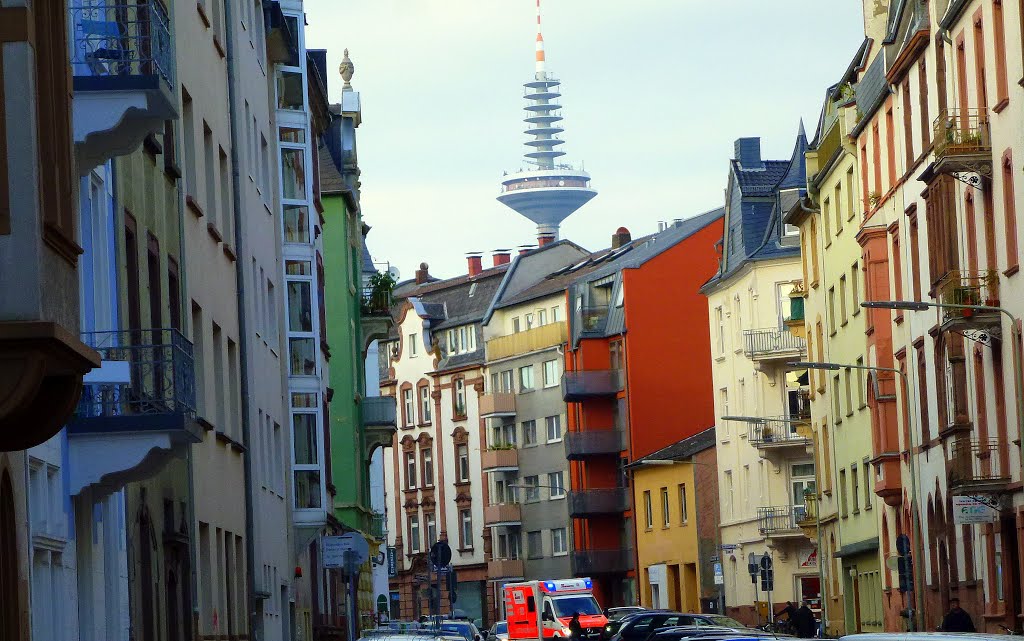 Frankfurt-Bockenheim, popular among expatriates: Homburger Straße (Oct. 2013) by Jürgen Weighardt