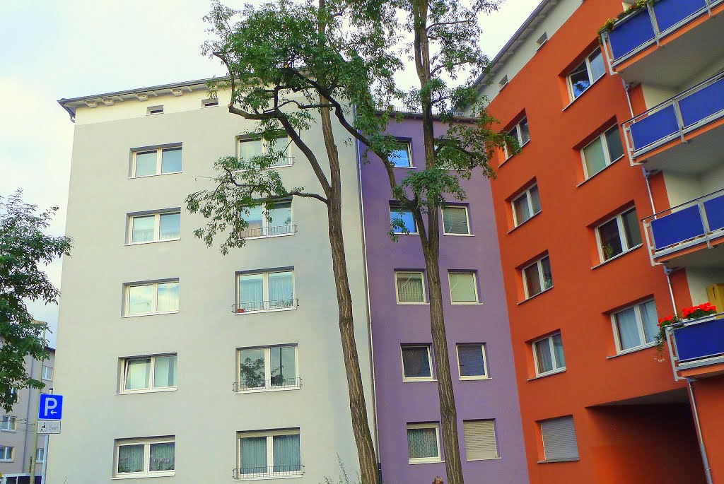 Frankfurt-Bockenheim: Renovated apartment building by Jürgen Weighardt