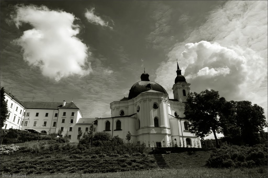 Křtiny, Santini - poutní kostel Jména P. Marie by Irena Brozova (CZ)