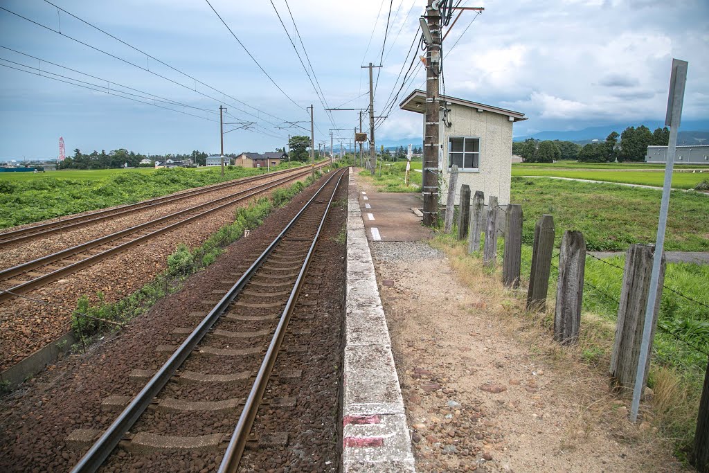 富山地鉄本線 越中中村駅 富山県滑川市 by nyanta2030