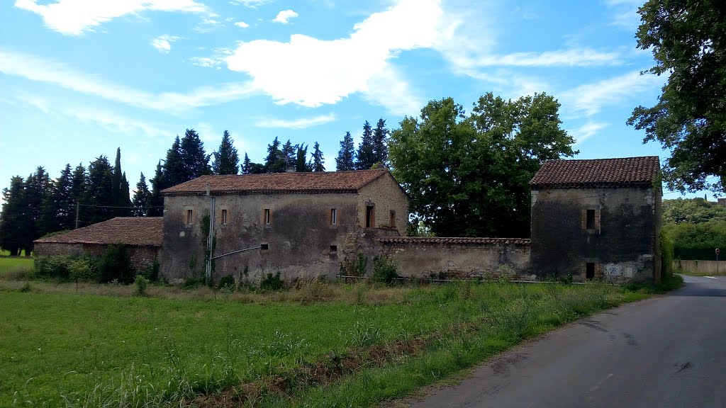 Le Mas Neuf, depuis le chemin des Astries, quartier de la Prairie, Alès (Gard) by davidgard