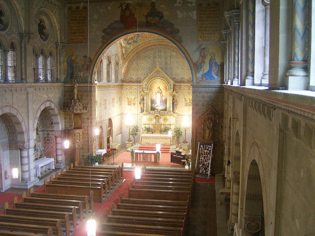 Church inside Kalksburg College by Traugott