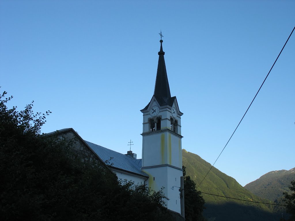 Church in Bovec by Jurek Lemański