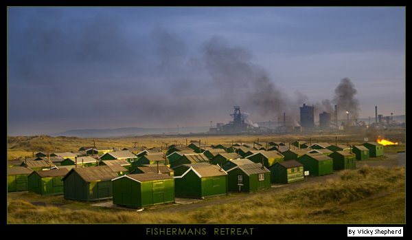 South Gare Seahuts by vixs