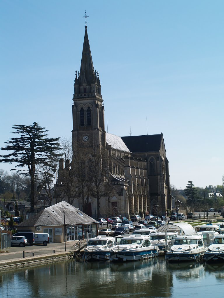 Riverside Church Sable sur Sarthe. by helensomerset