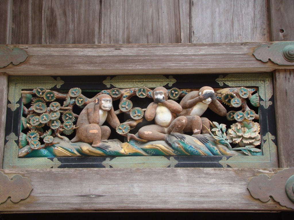 The three monkeys by Michael Berardozzi