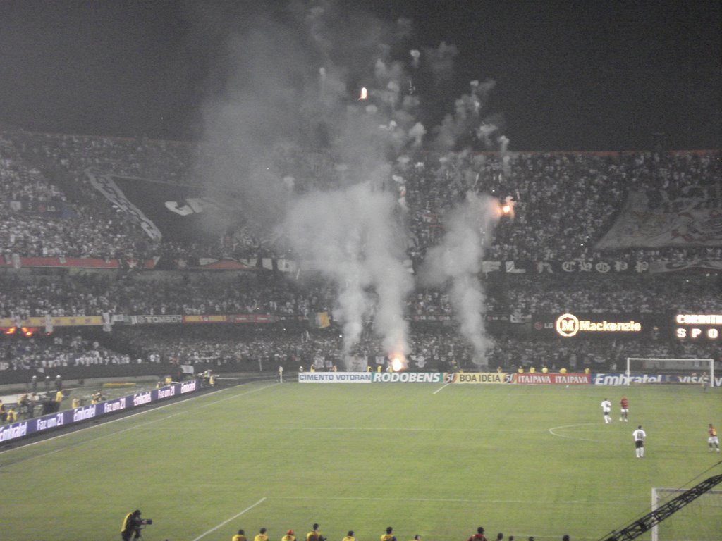 Show da Torcida Primeiro Jogo Contra o Sport na final da Copa do Brasil de 2008 no Morumbi by Marcelo Parise Petaz…