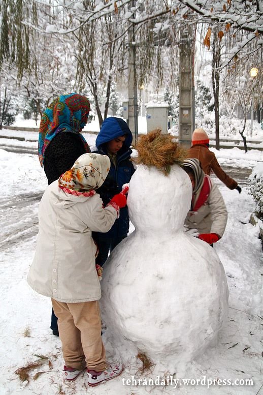 Tehran-Heavy Snow in Golestan Town by amirpix