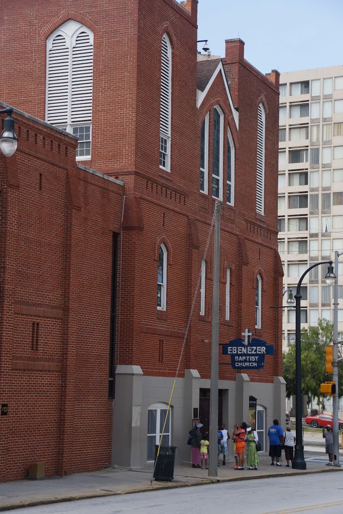 Ebenezer church where Martin Luther King Jnr's funeral was held by Peter & Shelly