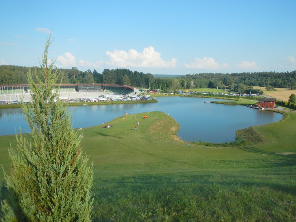 Vaizdas nuo kalno Visuomenės harmonizavimo parke / View from the hill in "Public Harmony Park" by Aurimas Nausėda