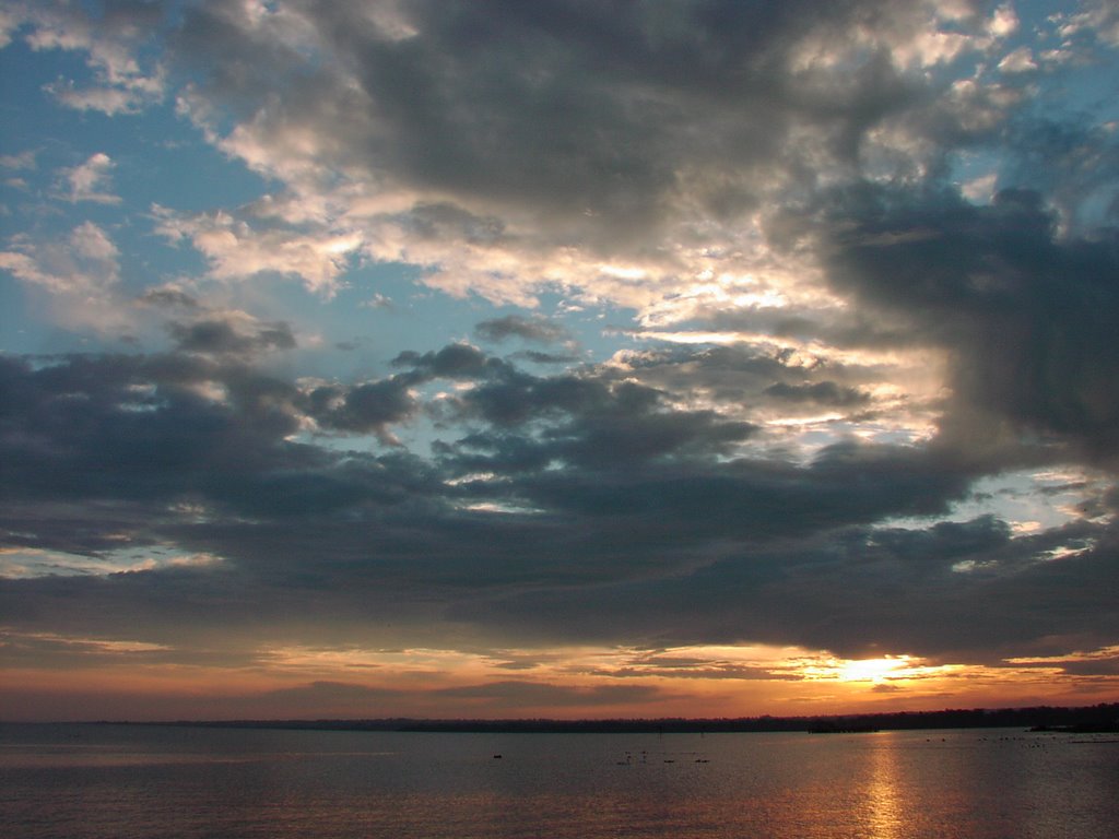 Sunset Lough Neagh by AB57