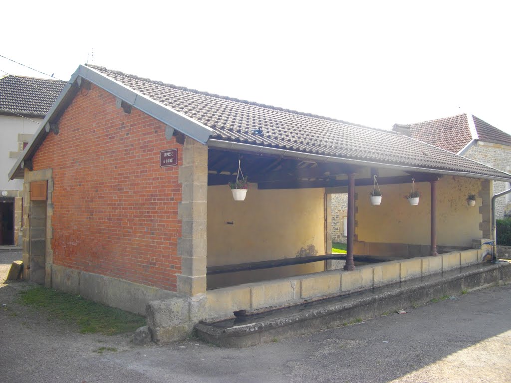 Lavoir au bord de la Grande Rue à Raincourt by Claudius B.