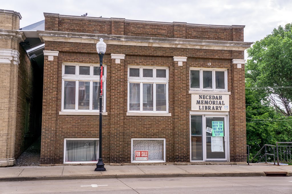 Necedah Memorial Library (moved) by D200DX