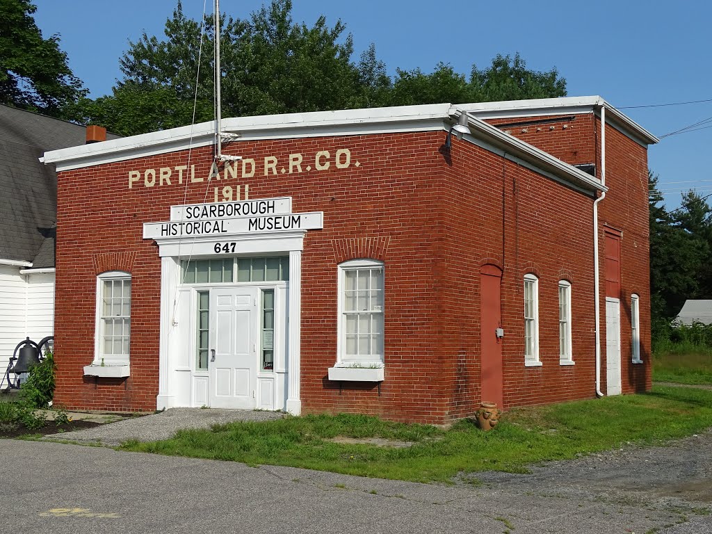 1911 Portland Railroad Company Substation; Scarborough Historical Society, Rt.1, Scarborough, Maine by Taoab