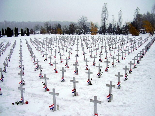 Vukovar War Graveyard by Steve Gaunt