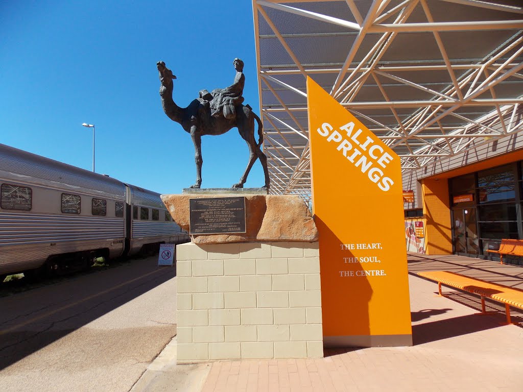 Alice springs railway station and the Ghan by docrakesh2001