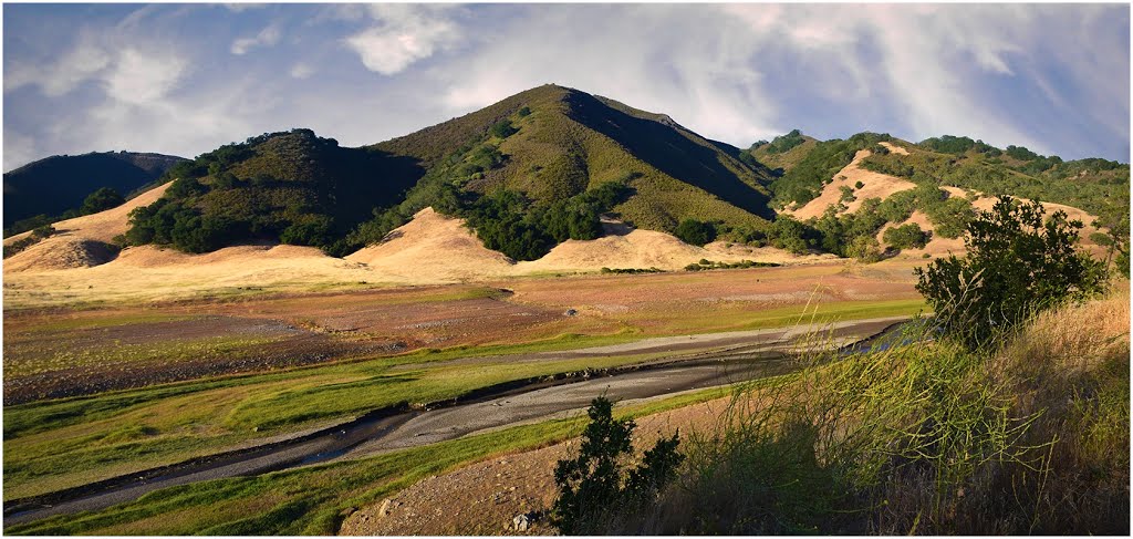 California's drought: hardly any water in the Uvas Reservoir by BMV