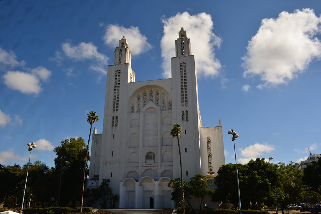 Cathedrale Sacre Coeur, Casablanca by Dr.Azzouqa