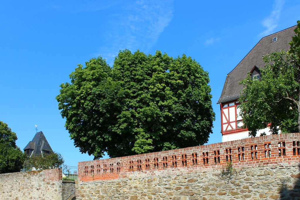 KE - Kirchturm und Pfarrgemeindehaus by Karl Eggenmüller-Panoramio, the only way for 