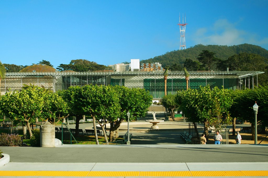 Sutro Tower seen from De Young by Rosencruz Sumera