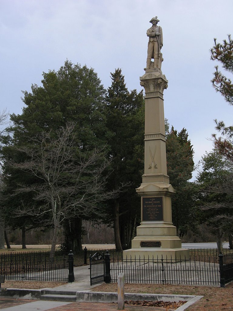 Chestnut Neck Battle Monument by magarell