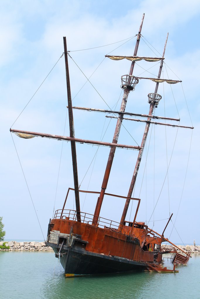 Jordan Harbour shipwreck by GrahamClarke