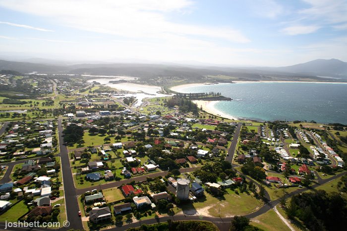 Bermagui north-west view by Josh Bett