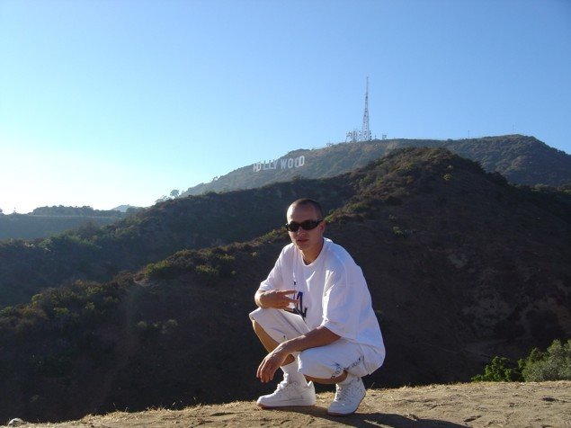 Mr. B chillin' Hollywood by Mr. B