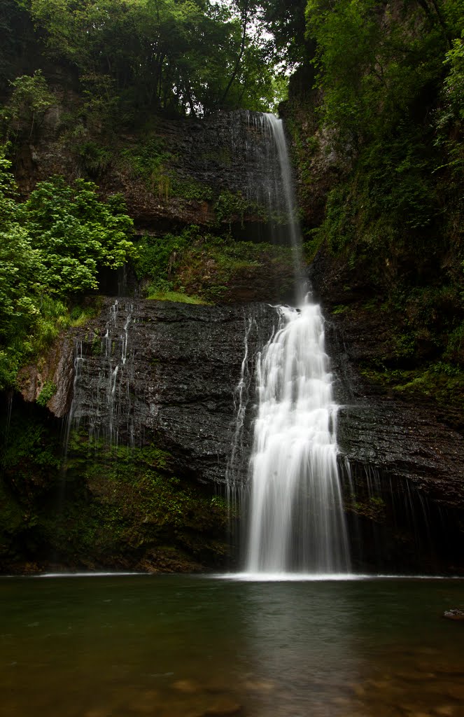 Cascata Fermona sul torrente Margorabbia, 2, Ferrera di Varese luglio 2014 by Marco Ferrari